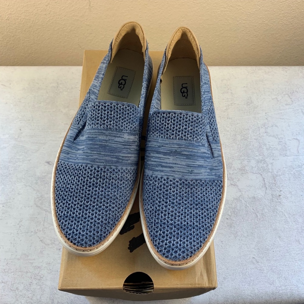 UGG Blue Mirage Knit Slip On Comfort‎ Shoes Womens Size 9.5 w/ Box 1092779